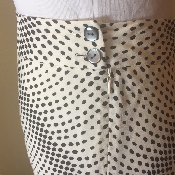Jones NY Size 14 Polka Dot Maxi-Skirt Fully Lined Timeless Feminine $119 NEW - Picture 9 of 16